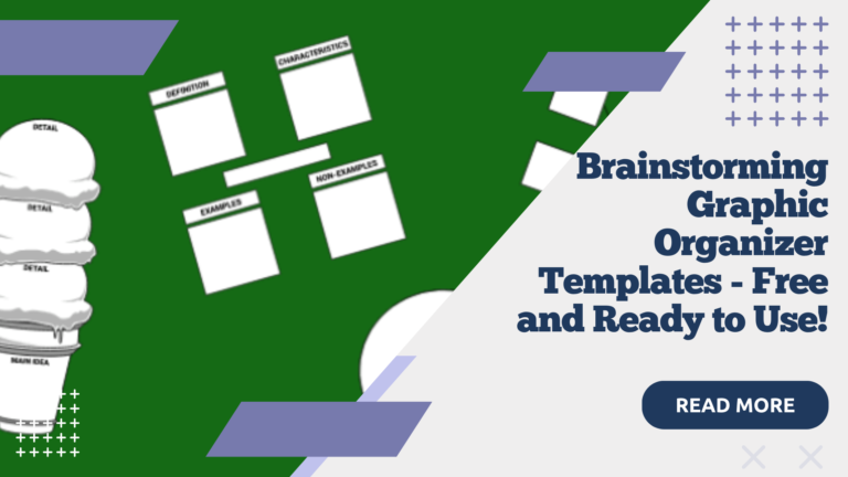 Brainstorming Graphic Organizer Templates - Free and Ready to Use!