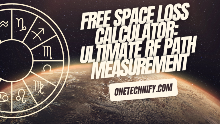 Free Space Loss Calculator: Ultimate RF Path Measurement